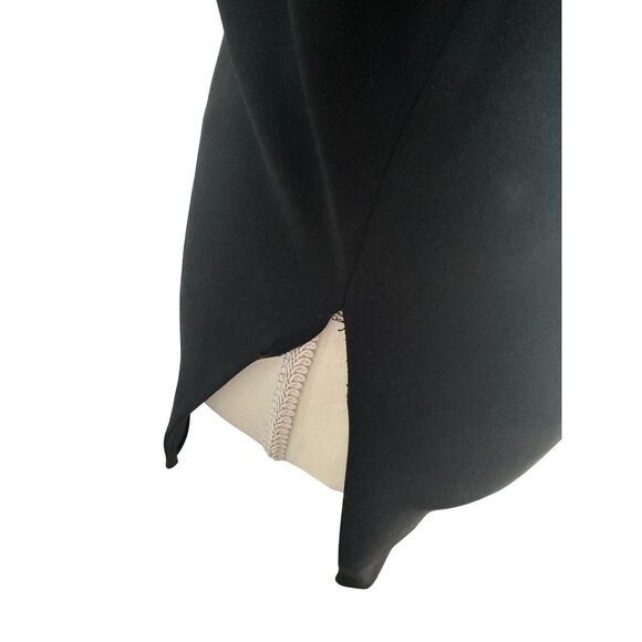 NARCISO RODRIGUEZ Black Silk Blend Ruched Top Size 38 - Picture 6 of 6